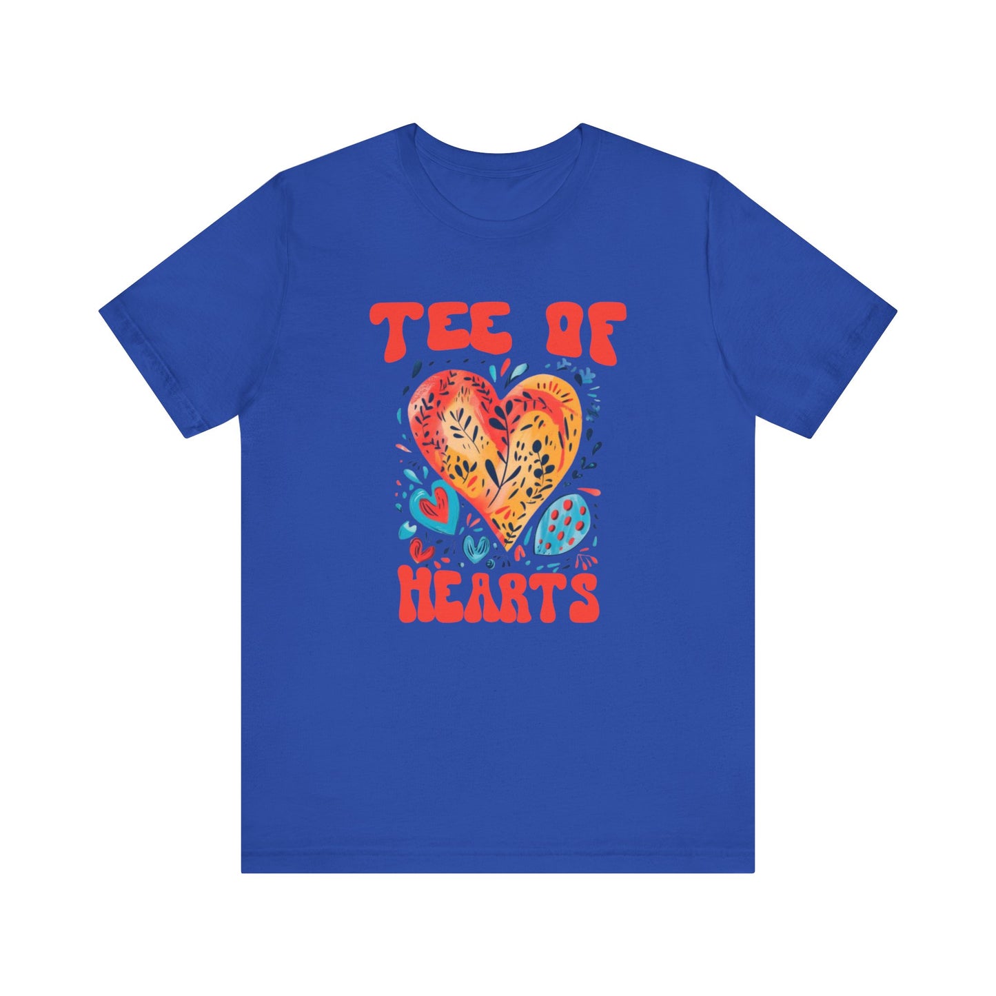 Tee Of Hearts Abstract Art T Shirt - UK