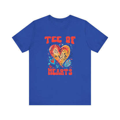 Tee Of Hearts Abstract Art T Shirt - UK