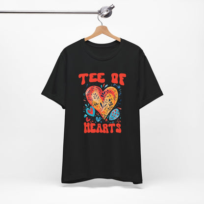 Tee Of Hearts Abstract Art T Shirt - UK