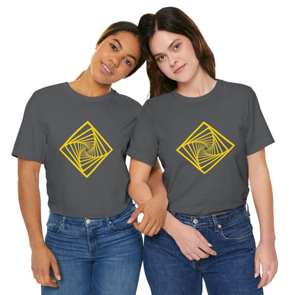 Squareup Cubism Movement 2D Shapes With 4 Sides T Shirt - UK