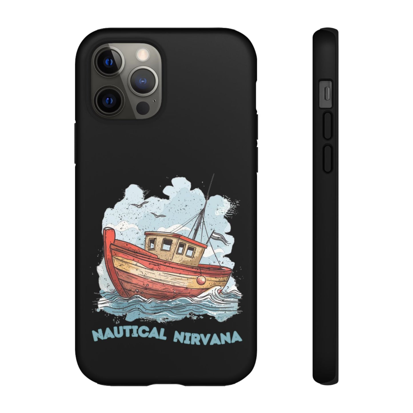 Aqua Blue Water Canal Boat Phone Case iPhone Pixel Samsung