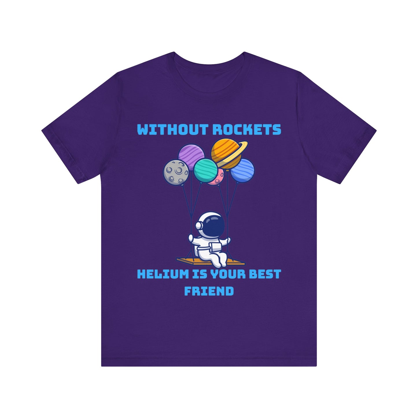 Funny Science Balloon Meme Astronaut Rocket T Shirt - UK