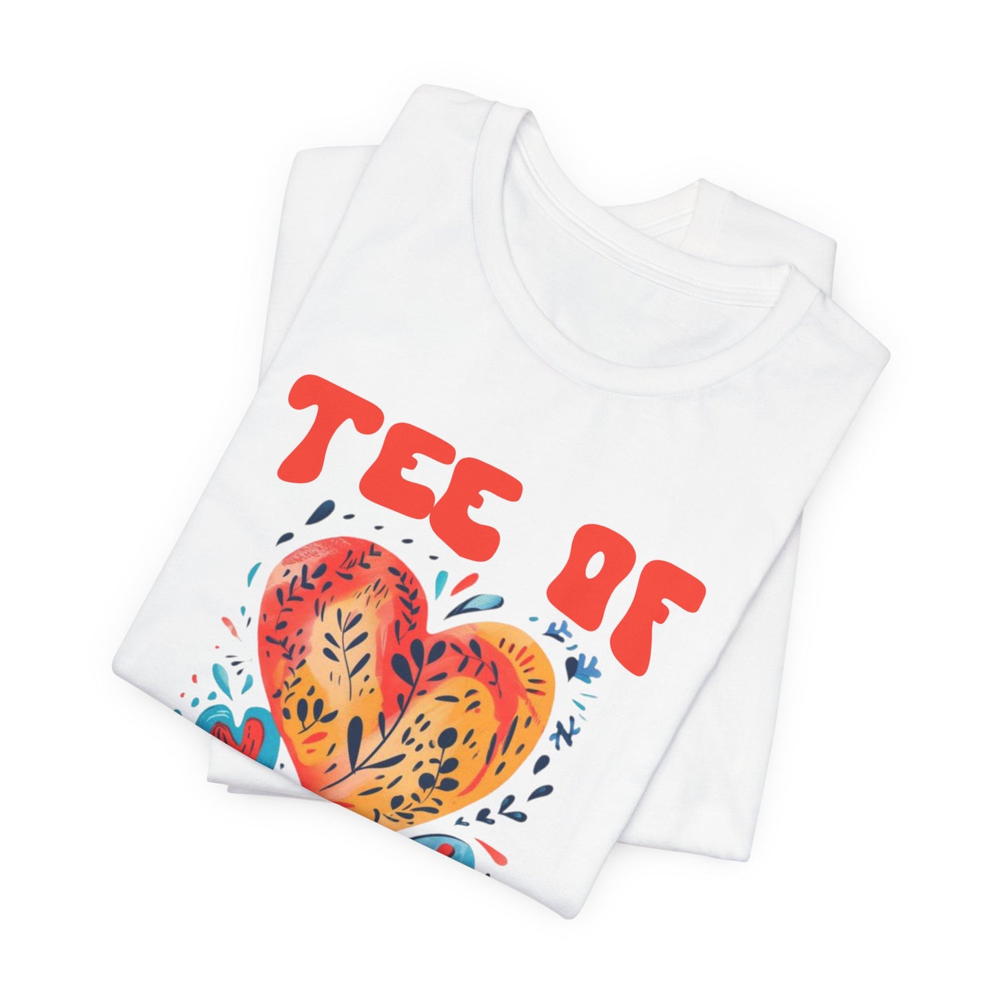 Tee Of Hearts Abstract Art T Shirt - UK