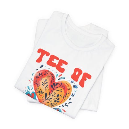 Tee Of Hearts Abstract Art T Shirt - UK