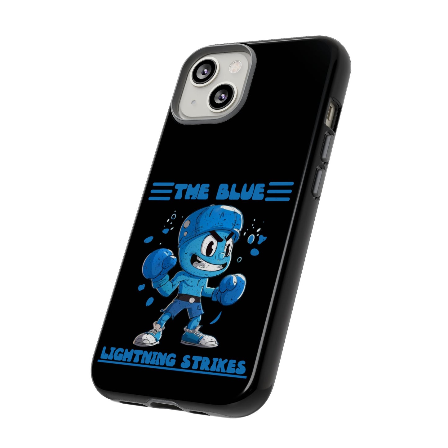 Fight Tonight My Sky Blue Lightning Fast Boxer Gloves Phone Case iPhone Pixel Samsung