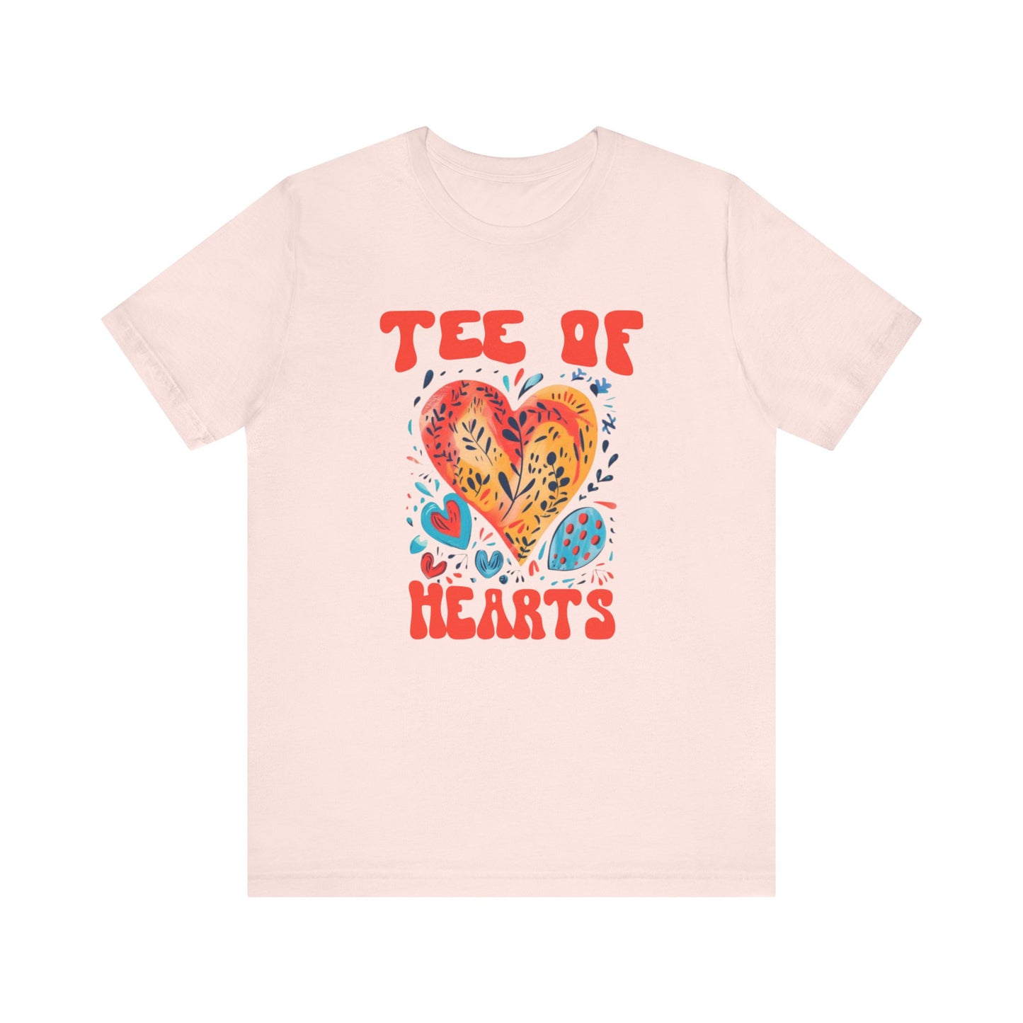 Tee Of Hearts Abstract Art T Shirt - UK