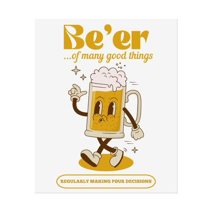 Ground Ginger Root Craft Beer Glass Alcohol Beverage Poster