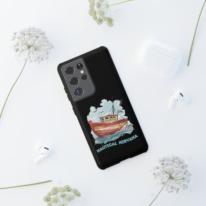 Aqua Blue Water Canal Boat Phone Case iPhone Pixel Samsung