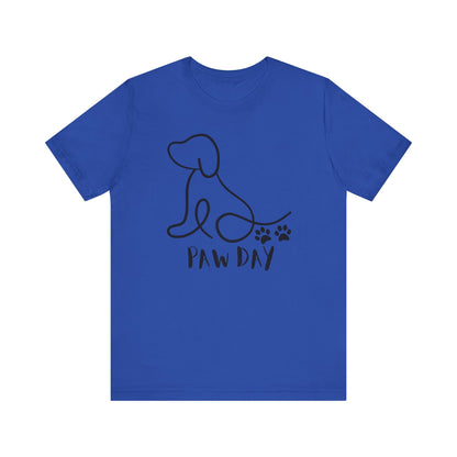 Cute Pet Dog Black Print T Shirt - UK