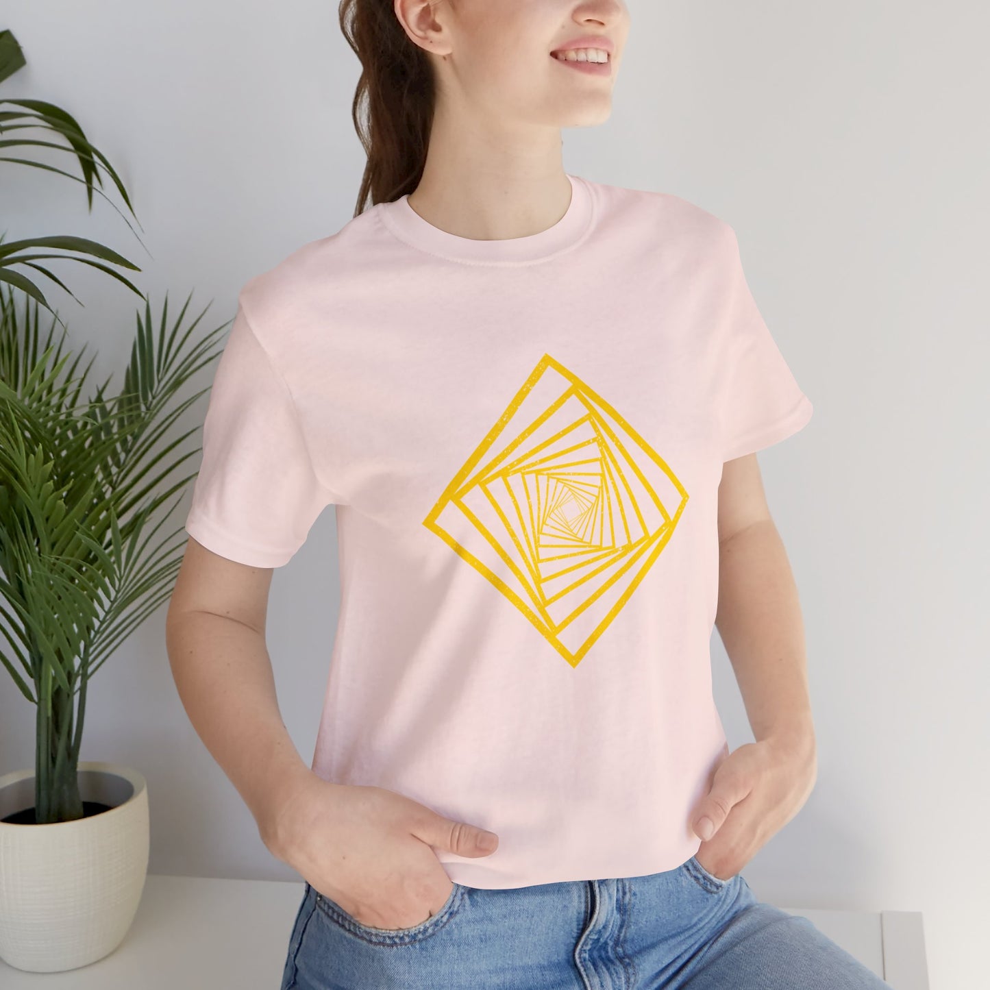 Squareup Cubism Movement 2D Shapes With 4 Sides T Shirt - UK