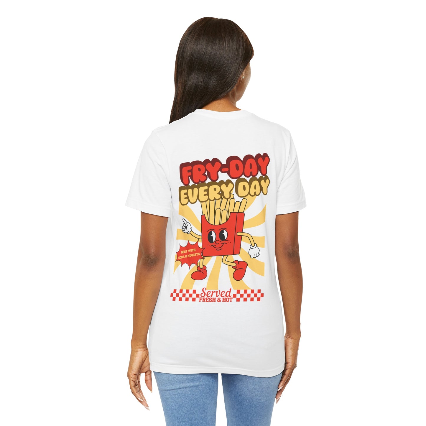 Retro Chicken Nuggets Chips Club Soda Machine Drink T Shirt - US