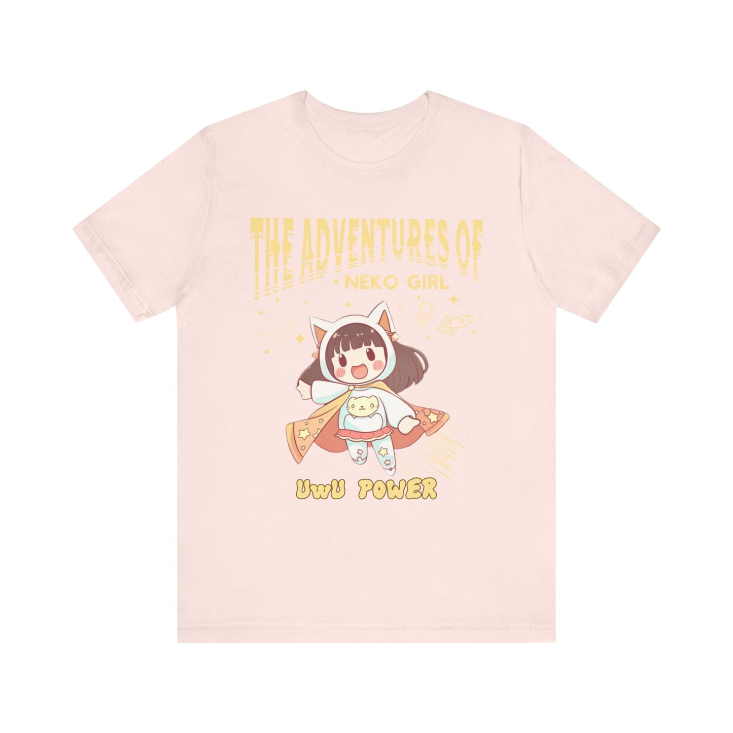 Cartoon Hero Anime Cat Meme Girl T Shirt - UK