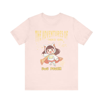 Cartoon Hero Anime Cat Meme Girl T Shirt - UK