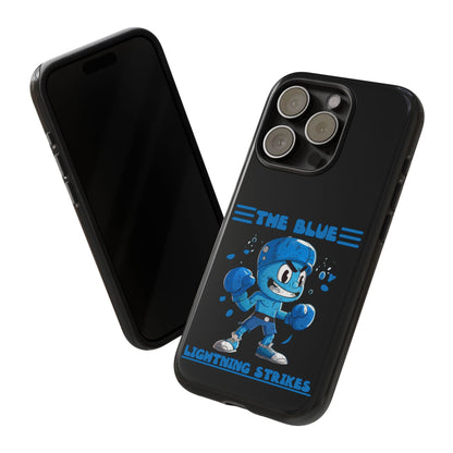 Fight Tonight My Sky Blue Lightning Fast Boxer Gloves Phone Case iPhone Pixel Samsung