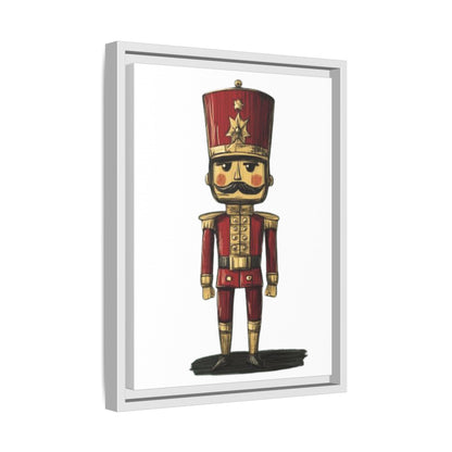 Military Army Toy Soldier Uniform Matte Canvas, Framed (Multi-color)