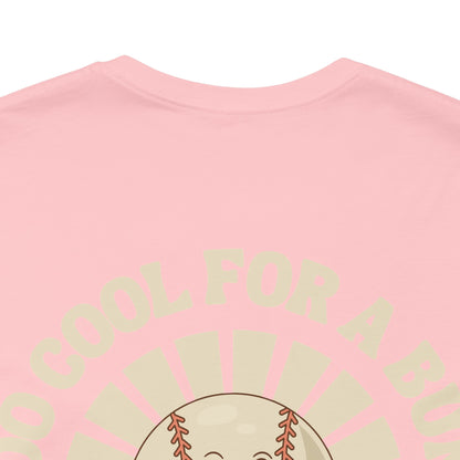 Vintage Retro Baseball Batting Balls Smiling Cartoon Character T Shirt - US