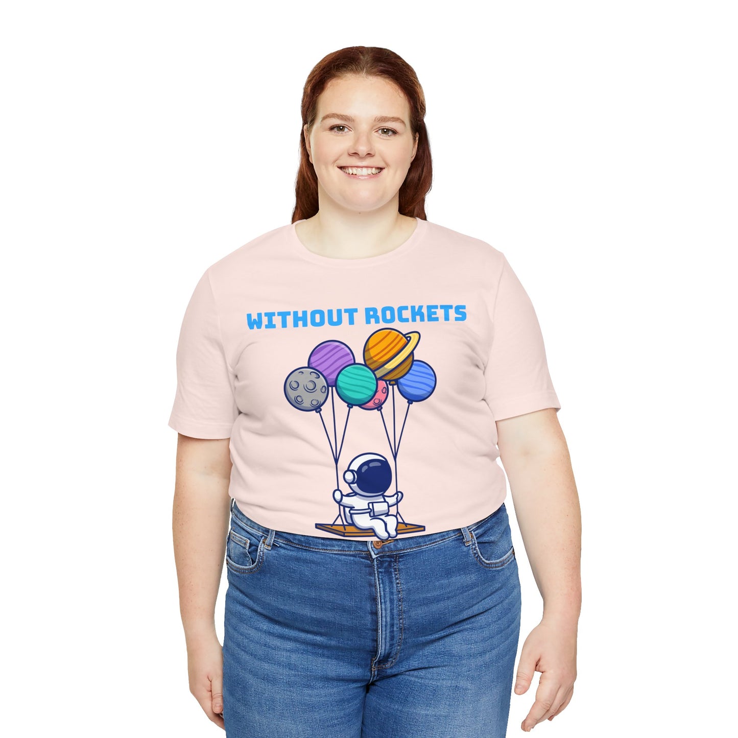 Funny Science Balloon Meme Astronaut Rocket T Shirt - UK