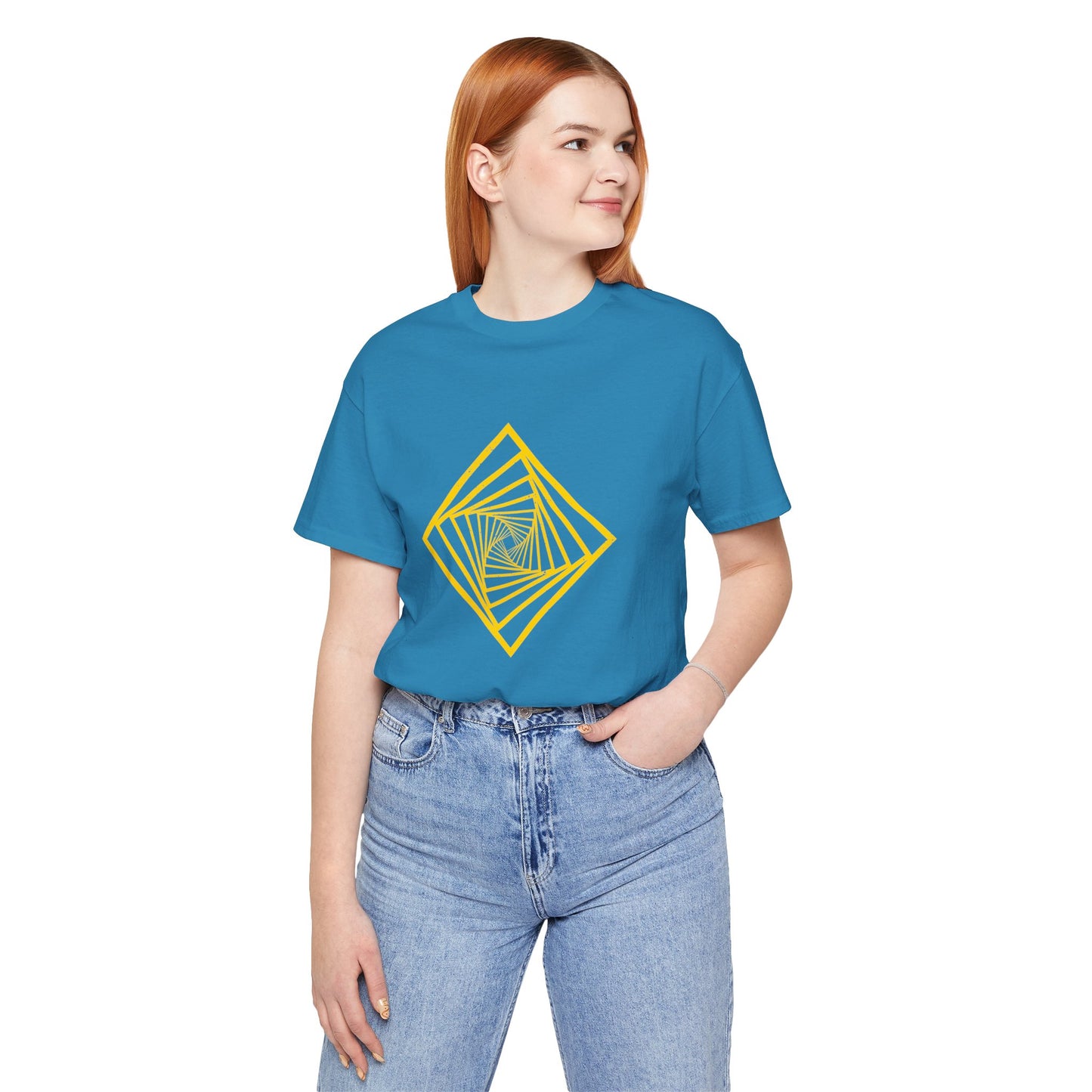 Squareup Cubism Movement 2D Shapes With 4 Sides T Shirt - US