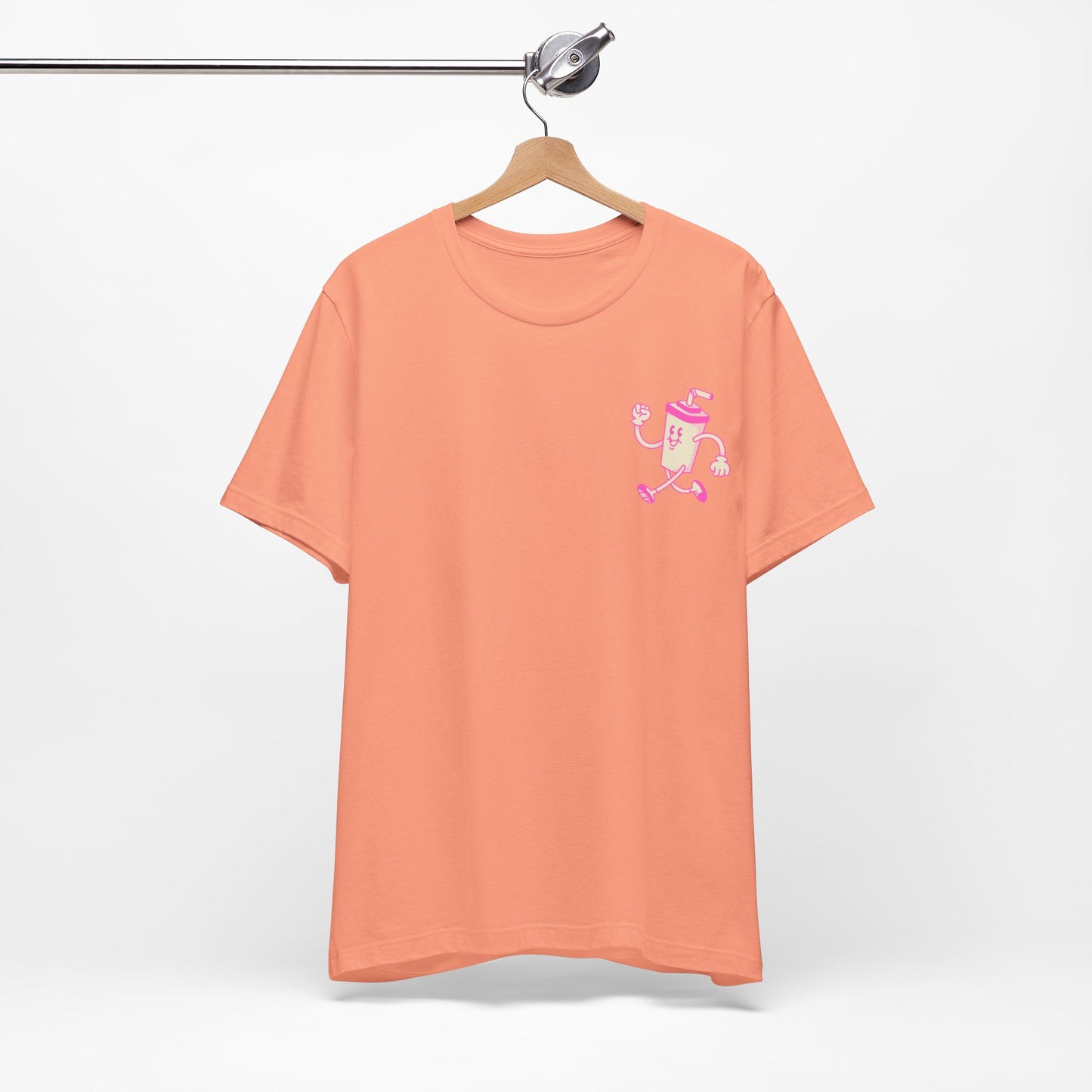 Retro Pink Lemonade Party Club Soda Machine Drink T Shirt - UK