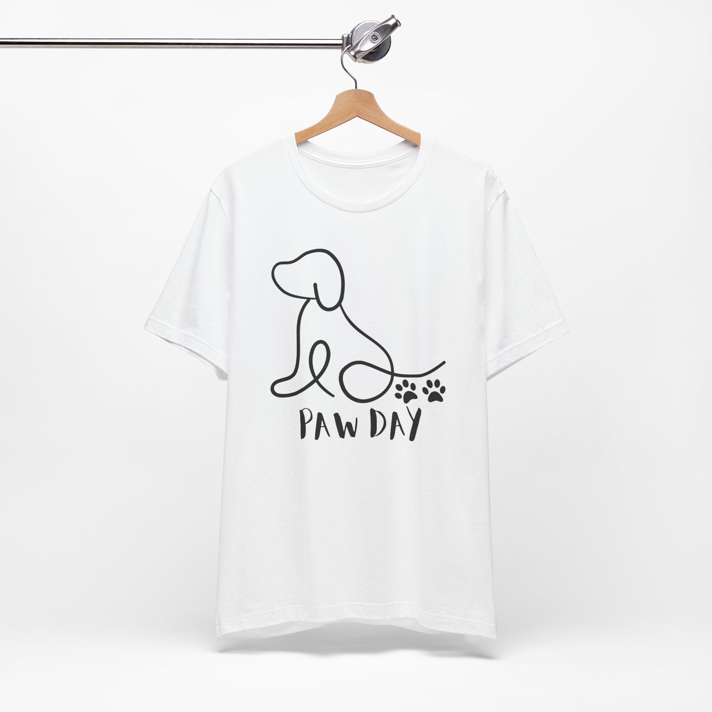 Cute Pet Dog Black Print T Shirt - UK