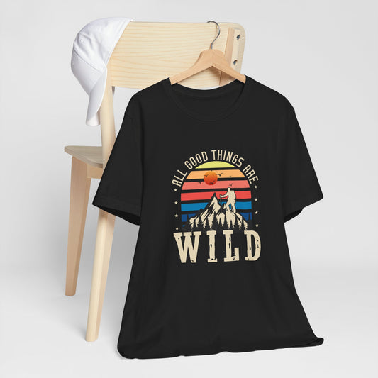 Mountain Biking Things In The Wild T Shirt - UK