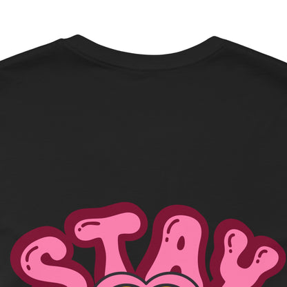 Stay Positive Motivational Quote About Life Retro T Shirt - UK