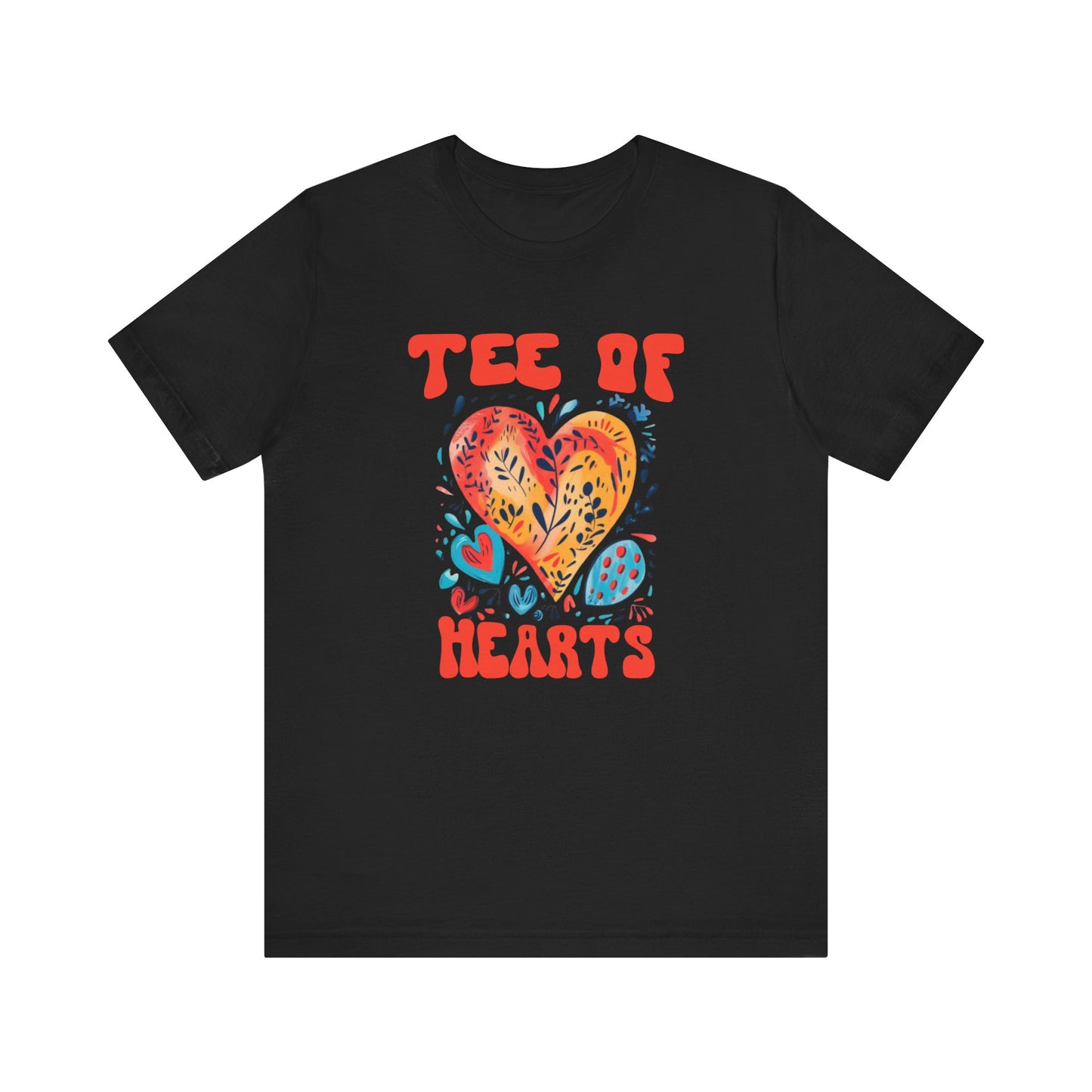 Tee Of Hearts Abstract Art T Shirt - US