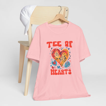 Tee Of Hearts Abstract Art T Shirt - US