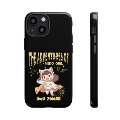 Cartoon Hero Anime Cat Meme Girl Phone Case, iPhone, Pixel, Samsung