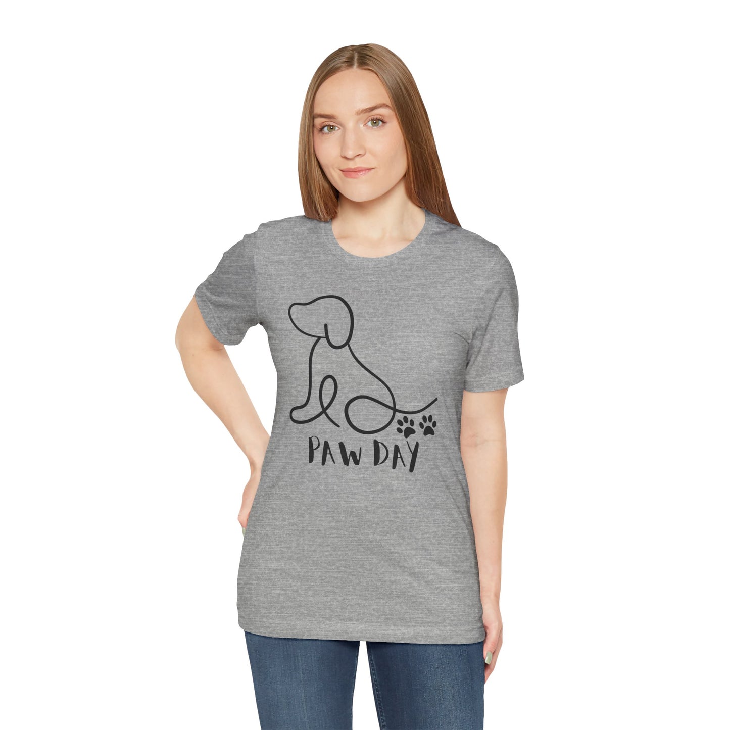 Cute Pet Dog Black Print T Shirt - UK