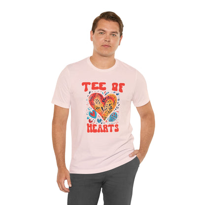 Tee Of Hearts Abstract Art T Shirt - UK