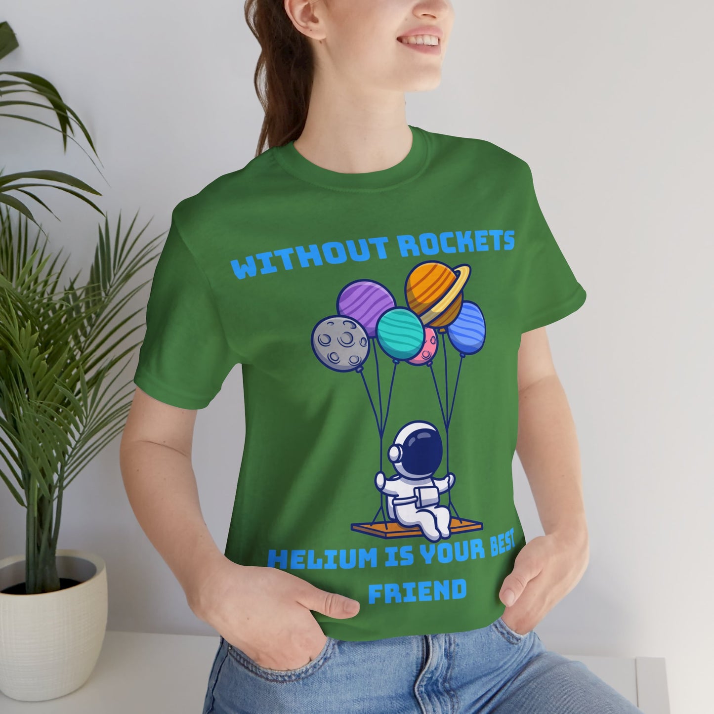 Funny Science Balloon Meme Astronaut Rocket T Shirt - UK