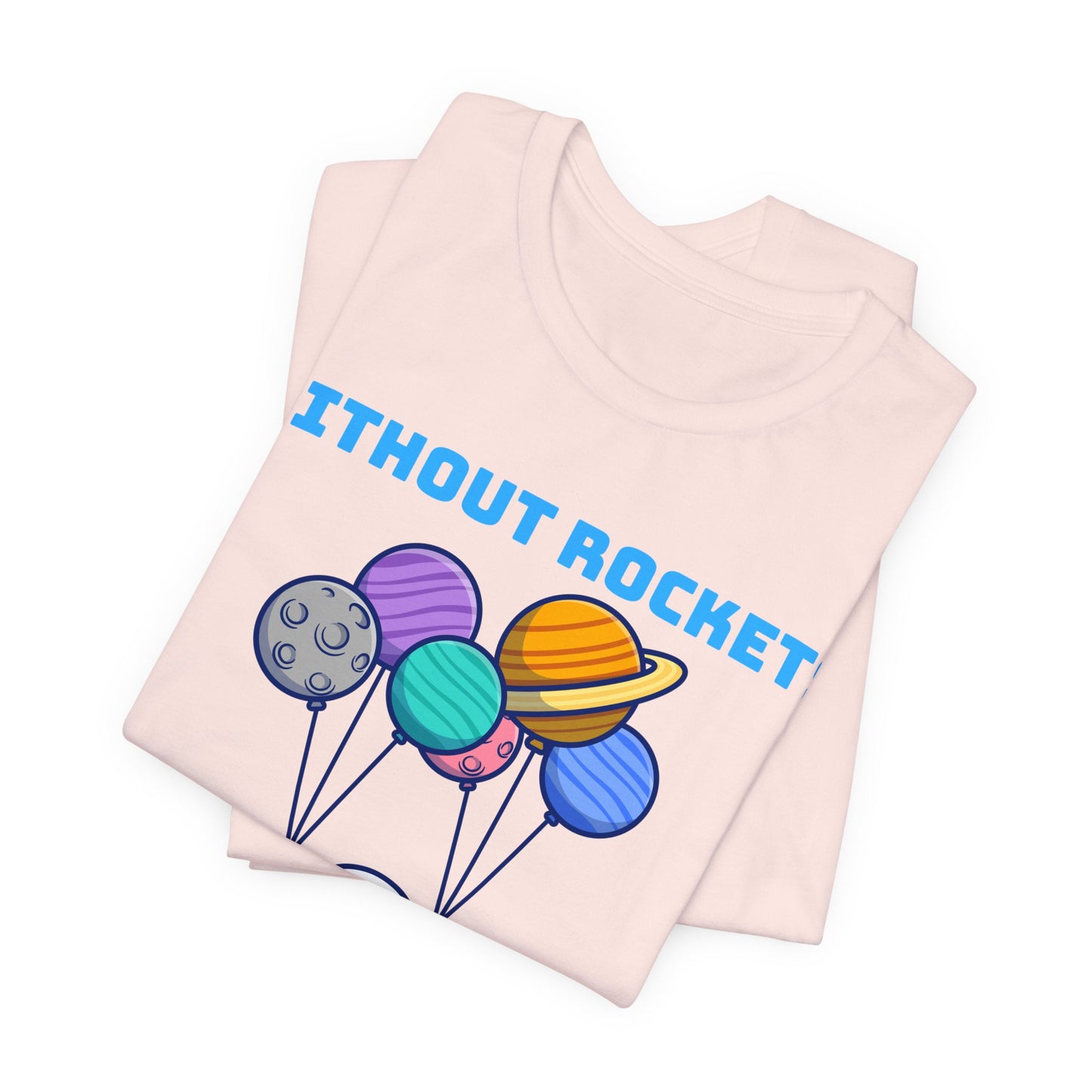 Funny Science Balloon Meme Astronaut Rocket T Shirt - UK