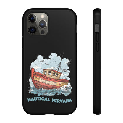 Aqua Blue Water Canal Boat Phone Case iPhone Pixel Samsung