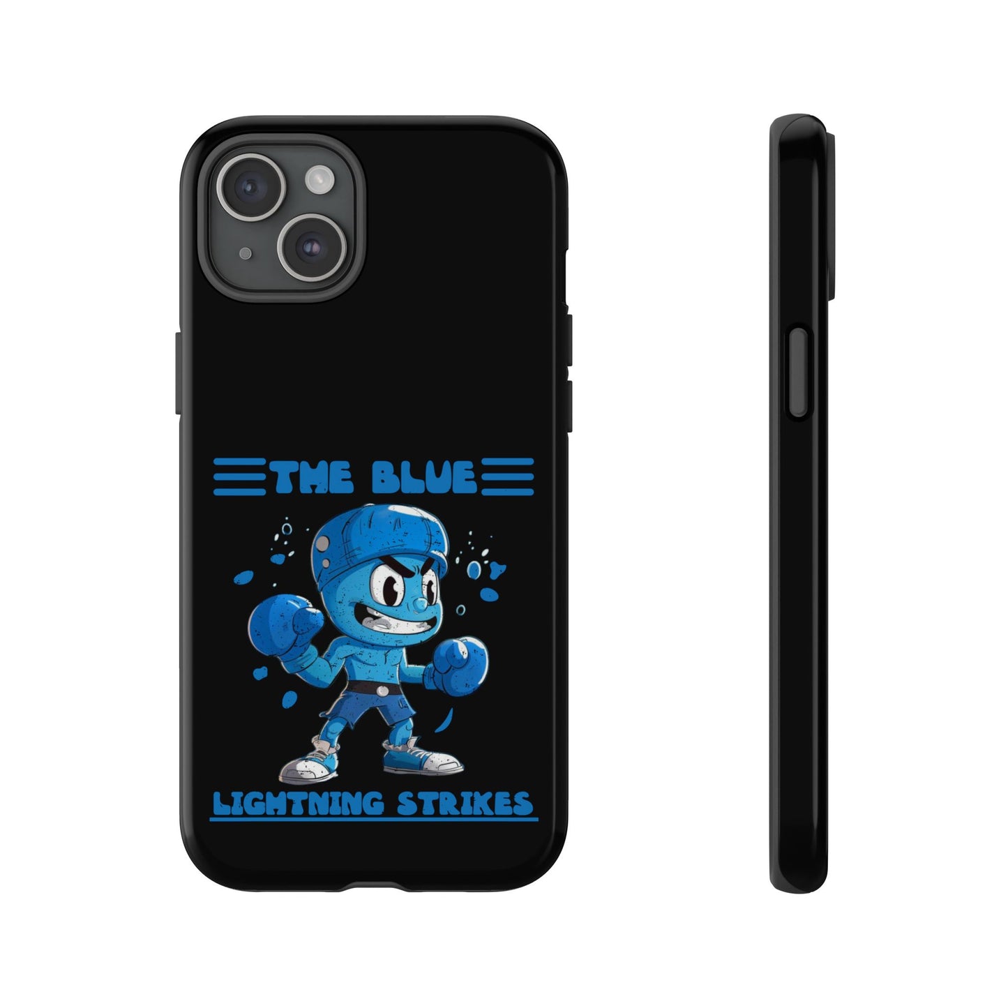 Fight Tonight My Sky Blue Lightning Fast Boxer Gloves Phone Case iPhone Pixel Samsung