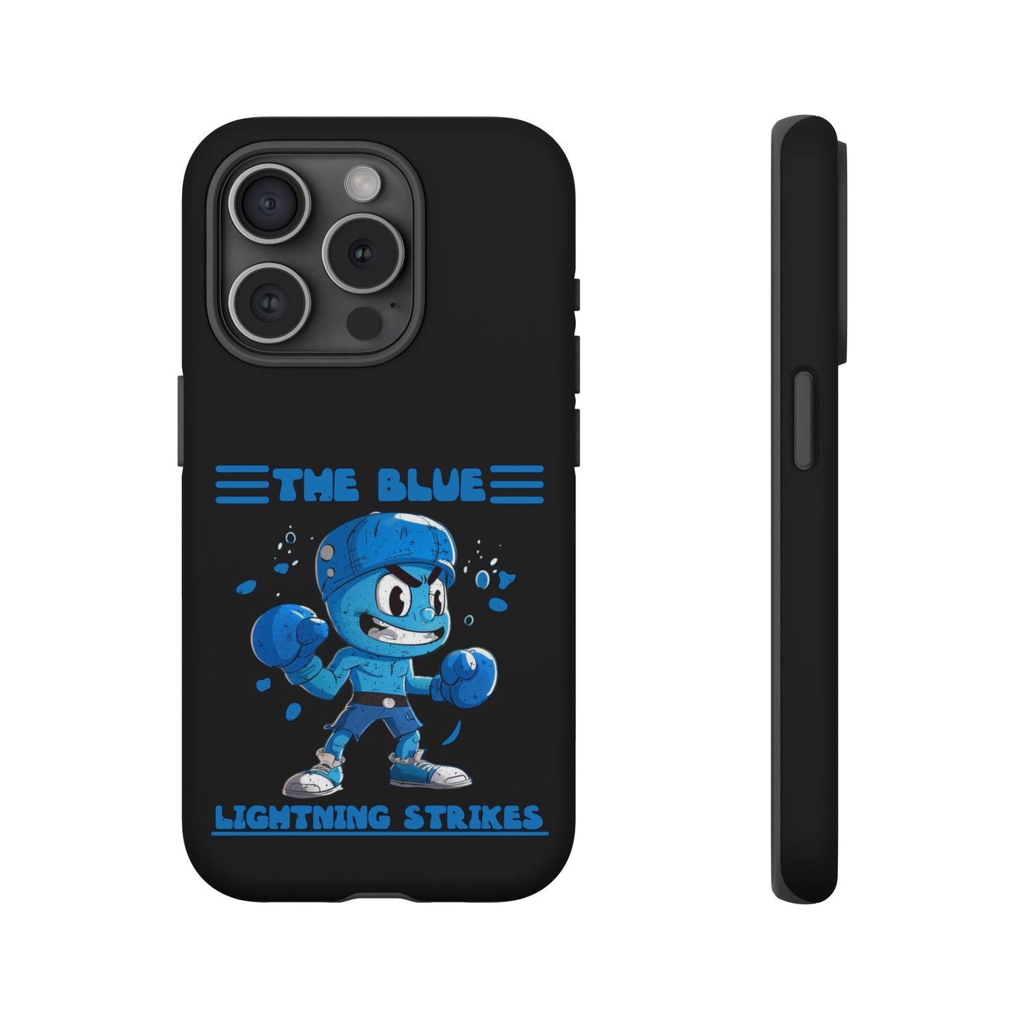 UFC Fight Tonight My Sky Blue Lightning Fast Boxer Gloves Phone Case iPhone Pixel Samsung Back