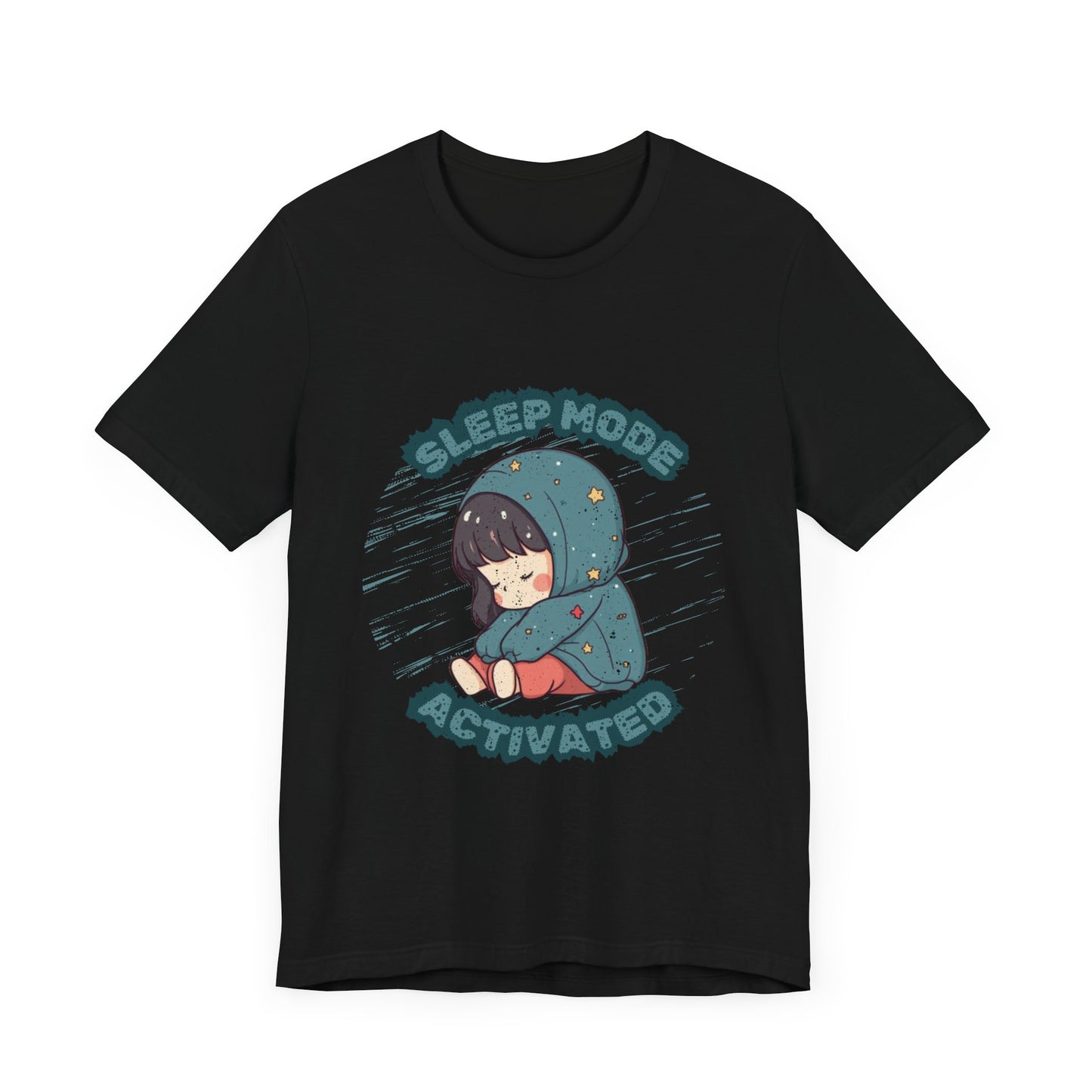 Cute Anime Cartoon Hoodie Woman Sleeping T Shirt - US