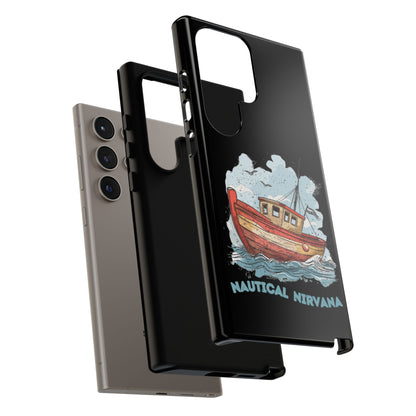 Aqua Blue Water Canal Boat Phone Case iPhone Pixel Samsung