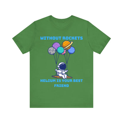 Funny Science Balloon Meme Astronaut Rocket T Shirt - UK