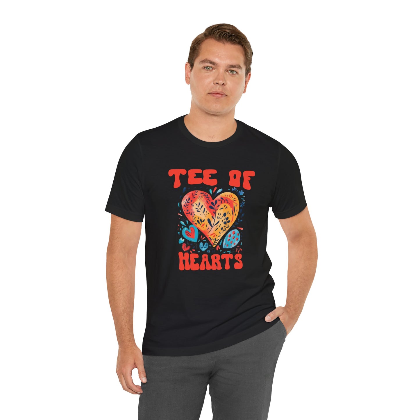 Tee Of Hearts Abstract Art T Shirt - US