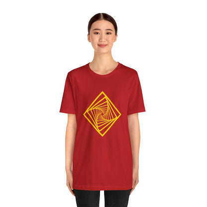 Squareup Cubism Movement 2D Shapes With 4 Sides T Shirt - UK