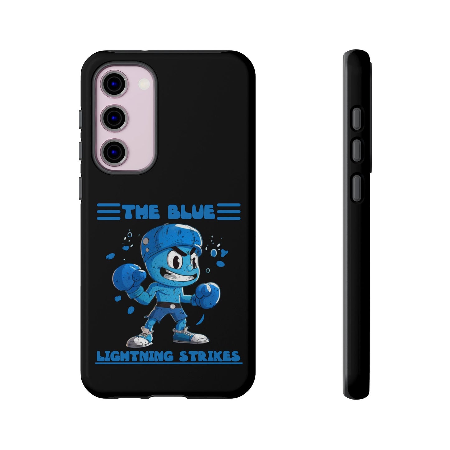 Fight Tonight My Sky Blue Lightning Fast Boxer Gloves Phone Case iPhone Pixel Samsung