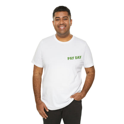 Retro Salary Finance Pay Day Today Funny Cartoon Character T Shirt - UK