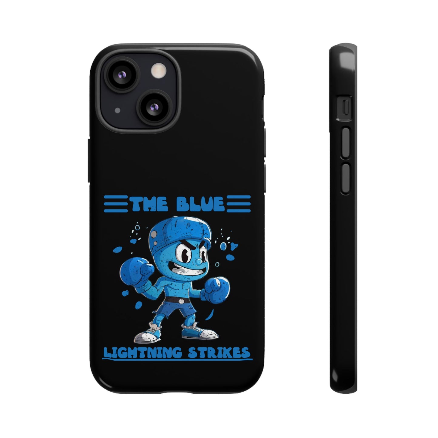 Fight Tonight My Sky Blue Lightning Fast Boxer Gloves Phone Case iPhone Pixel Samsung