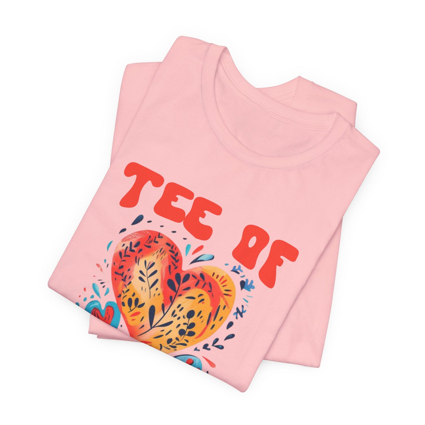 Tee Of Hearts Abstract Art T Shirt - US