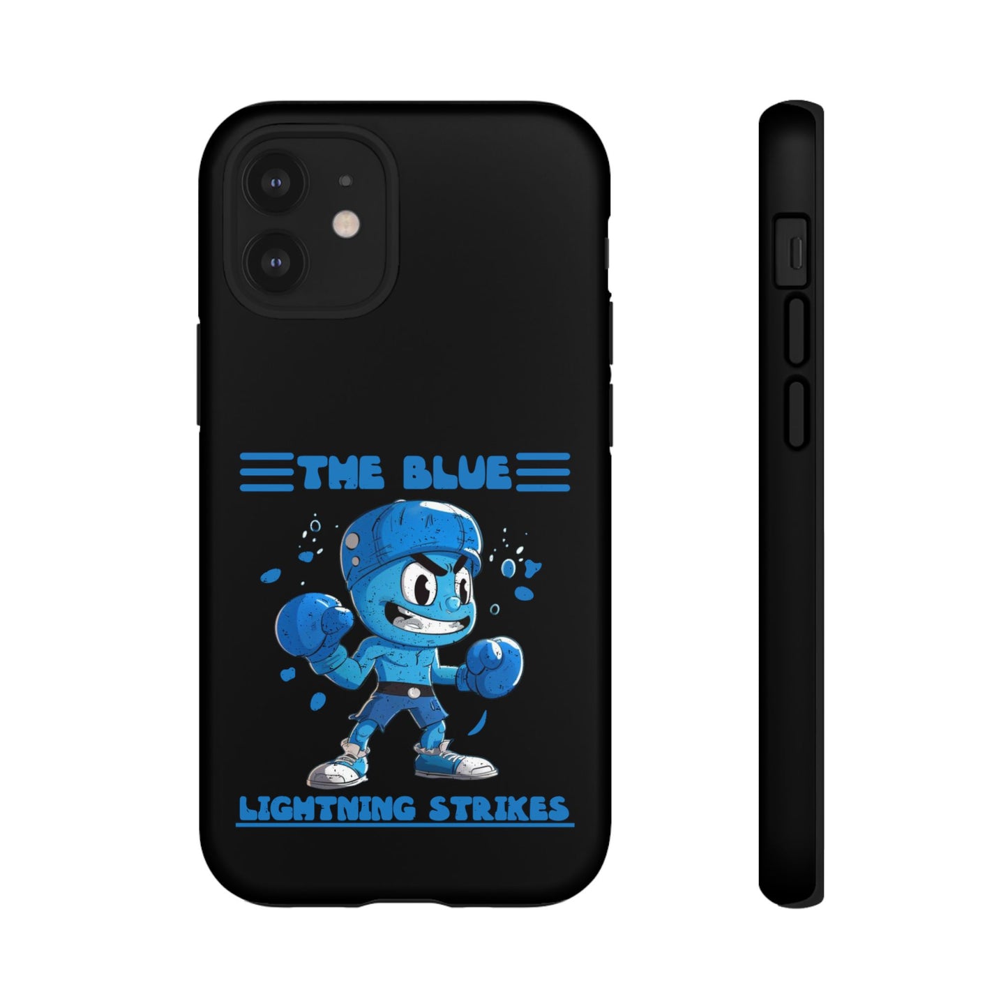 Fight Tonight My Sky Blue Lightning Fast Boxer Gloves Phone Case iPhone Pixel Samsung