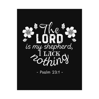 Psalm 23 NIV Bible Verse Poster