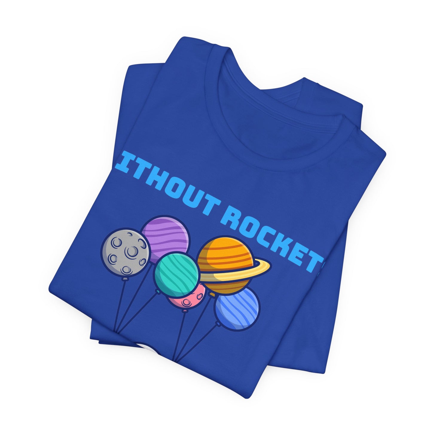 Funny Science Balloon Meme Astronaut Rocket T Shirt - UK