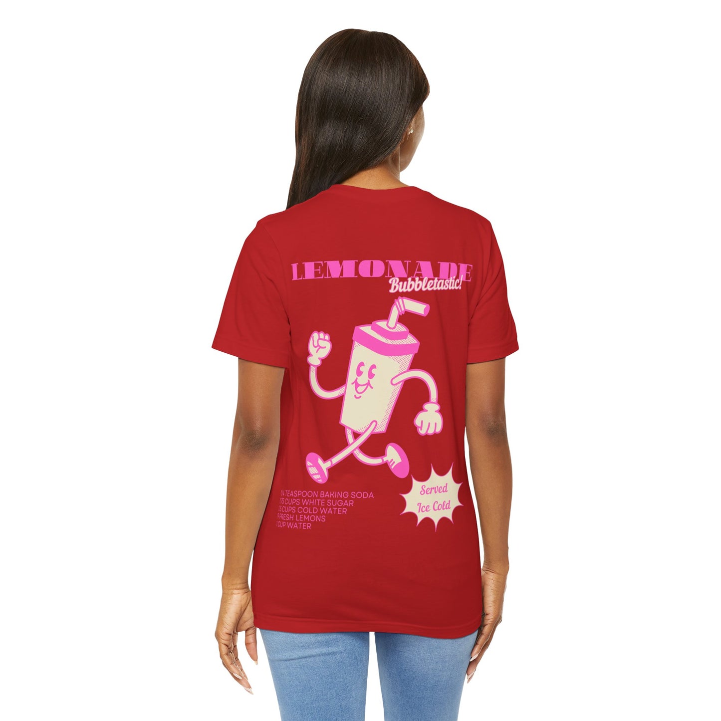 Retro Pink Lemonade Party Club Soda Machine Drink T Shirt - UK