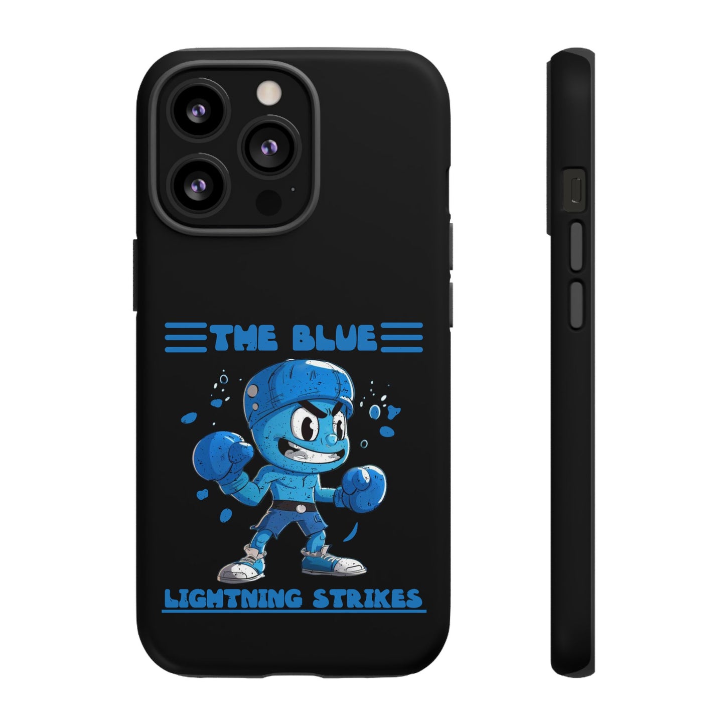 Fight Tonight My Sky Blue Lightning Fast Boxer Gloves Phone Case iPhone Pixel Samsung